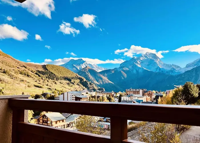 Etendard - Vue A Couper Le Souffle Sur La Muzelle - Cosy A 3 Min Du 3s Mae-4073 Les Deux Alpes